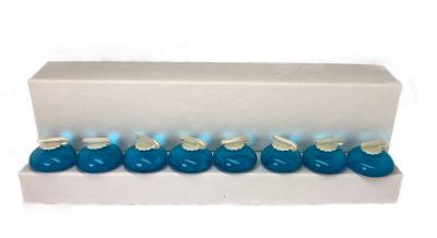 Glass Mini Curling Rock Set