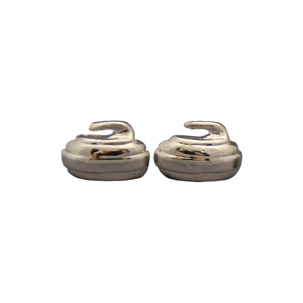 Curling Rock Stud Earrings
