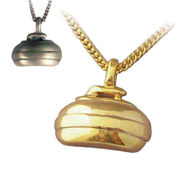 Solid Curling Rock Pendant